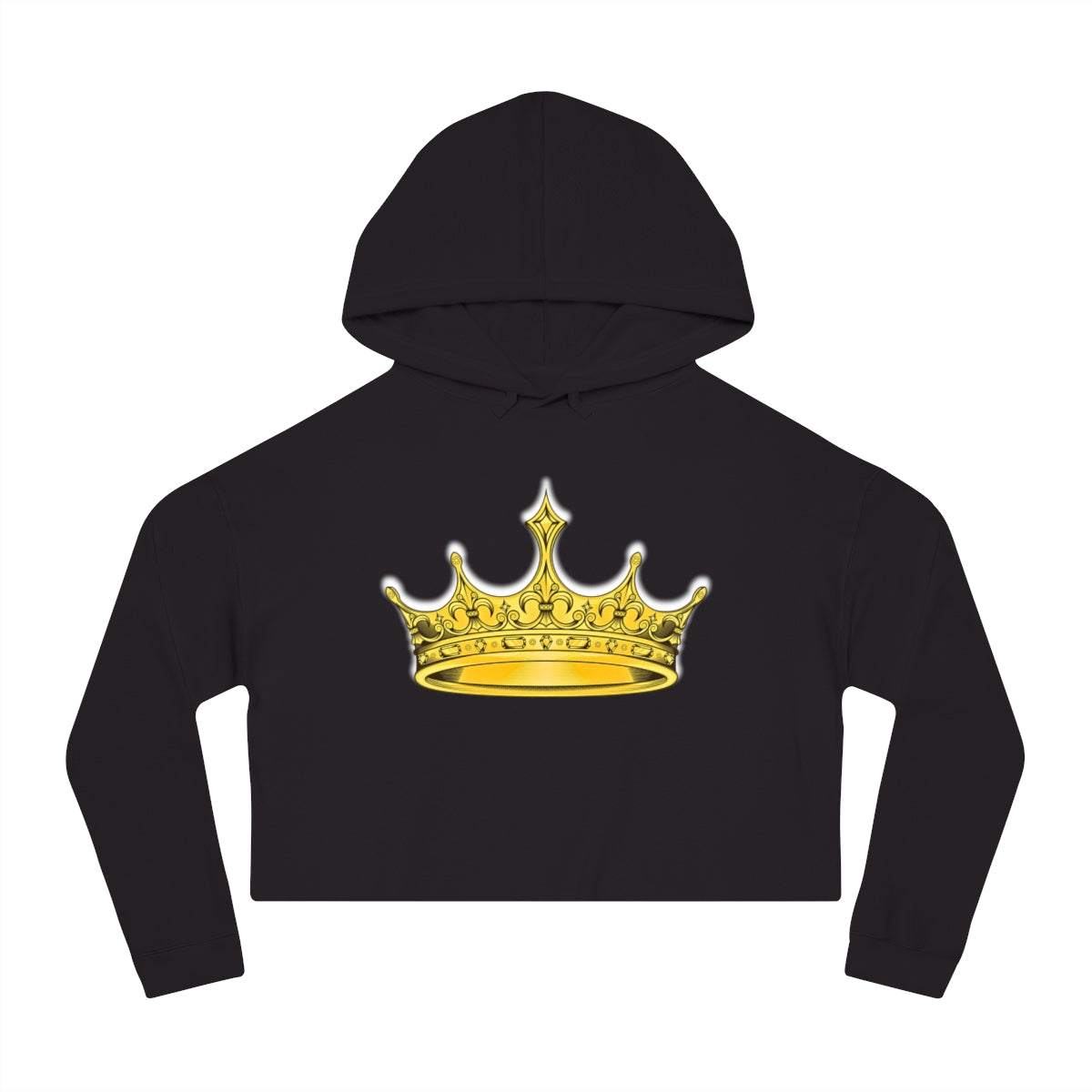 Cropped Hooded Sweatshirt - Crown