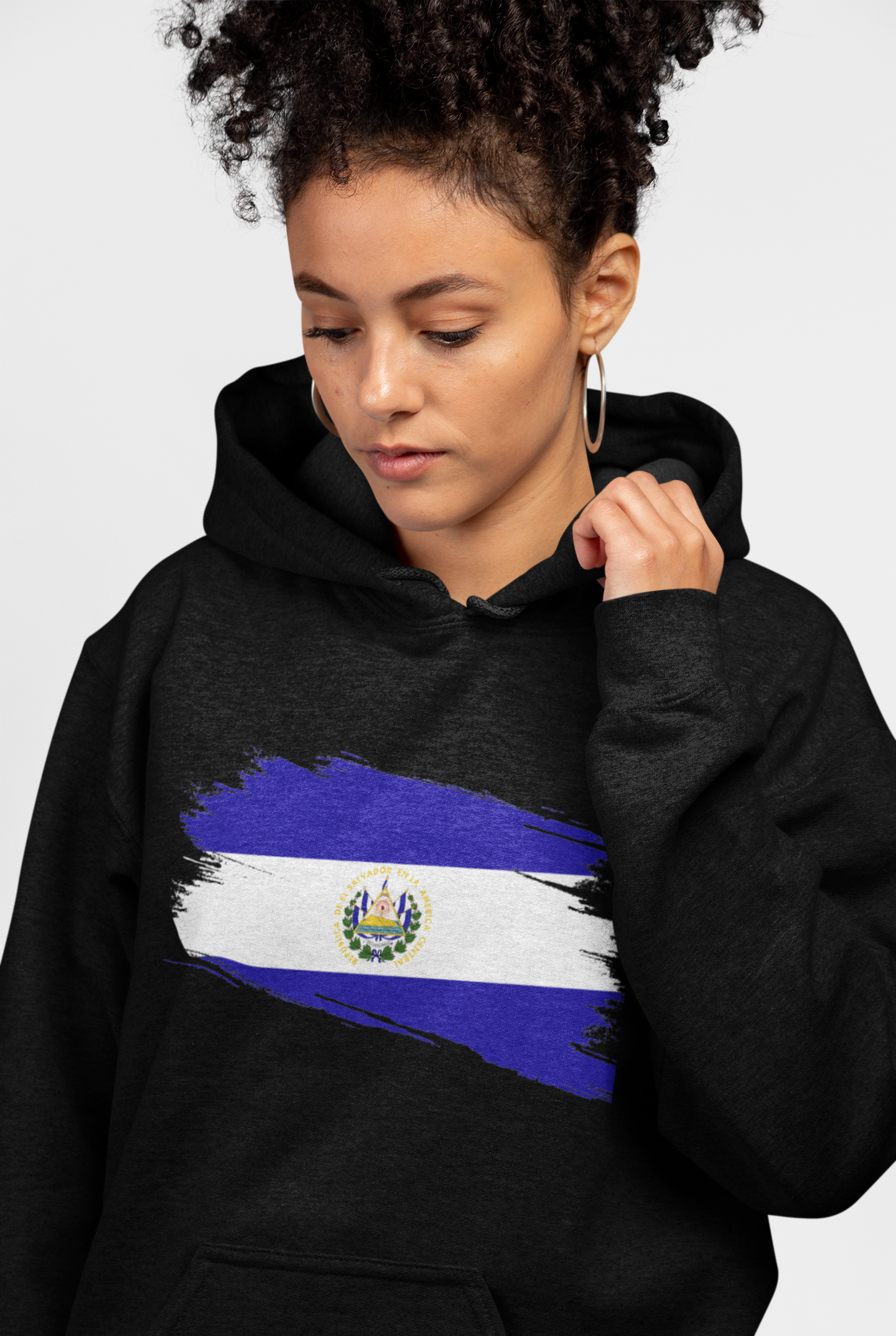 Unisex Hooded Sweatshirt - El Salvador