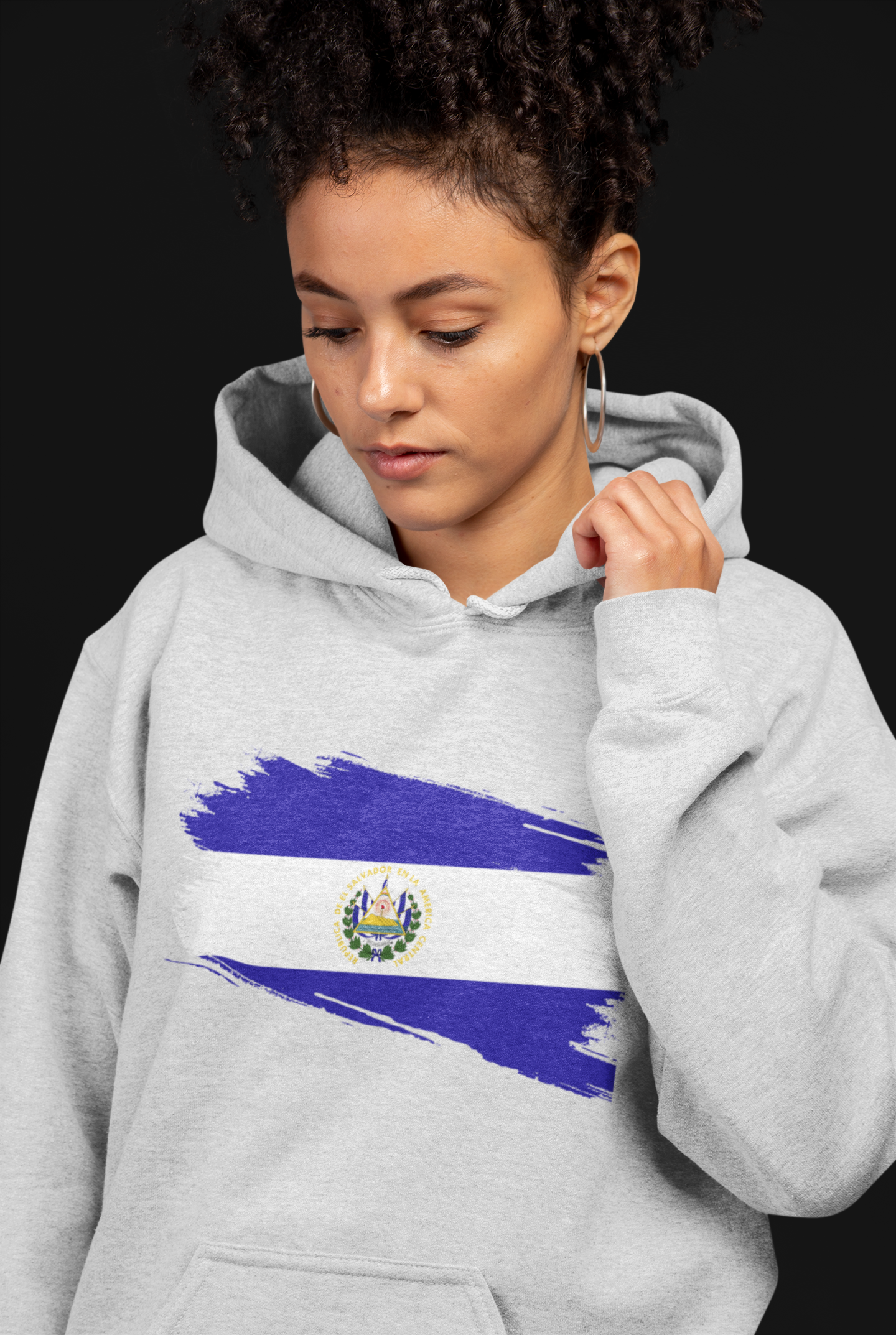 Unisex Hooded Sweatshirt - El Salvador