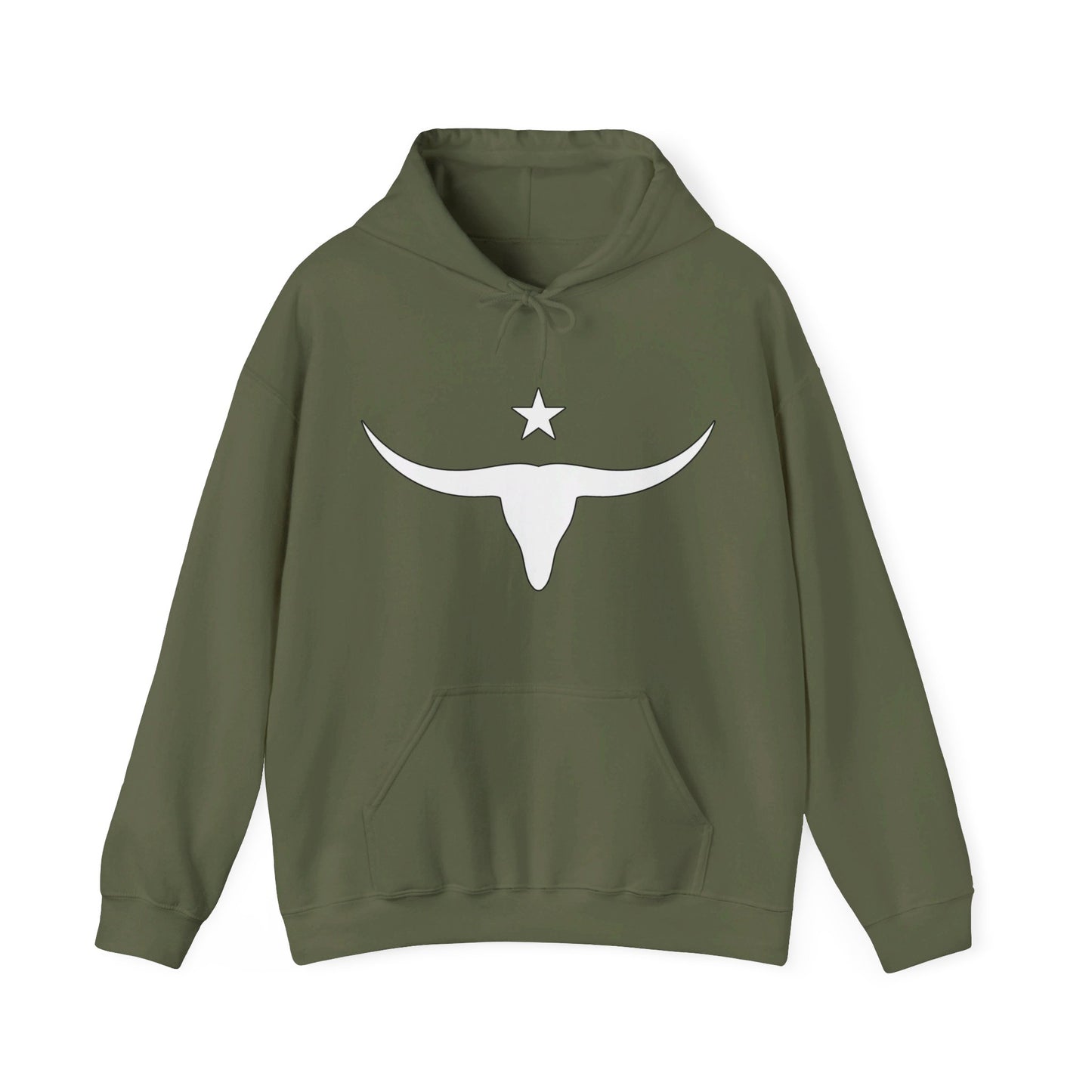 Unisex Hooded Sweatshirt - Long Horn