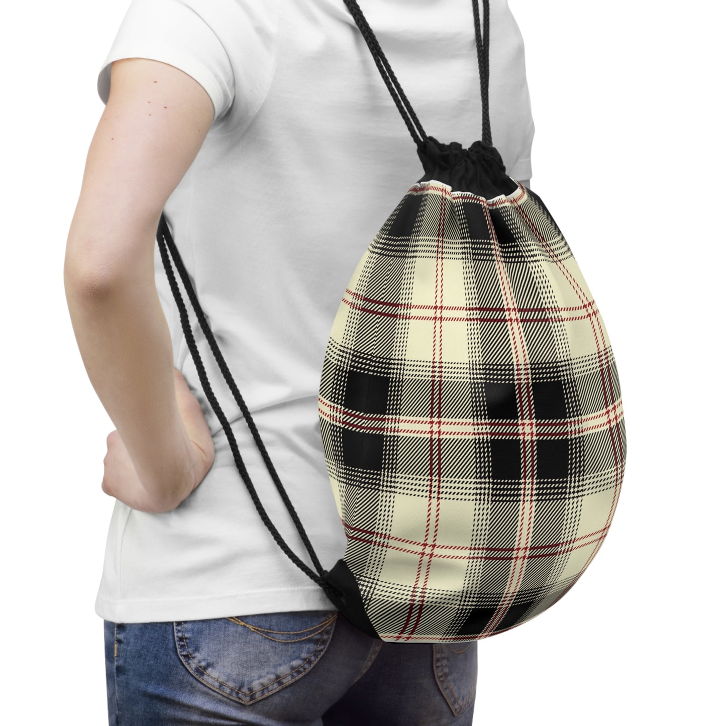 Drawstring Bag - Comfy Flannel