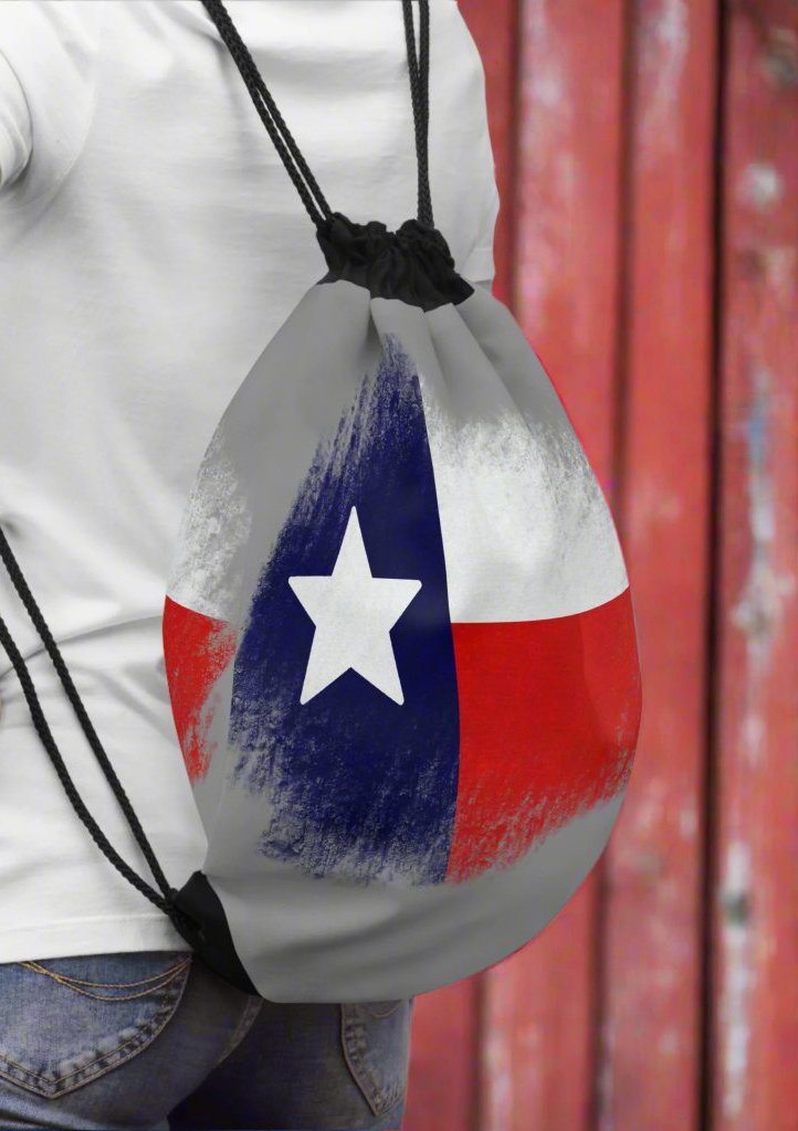 Drawstring Bag - Lone Star
