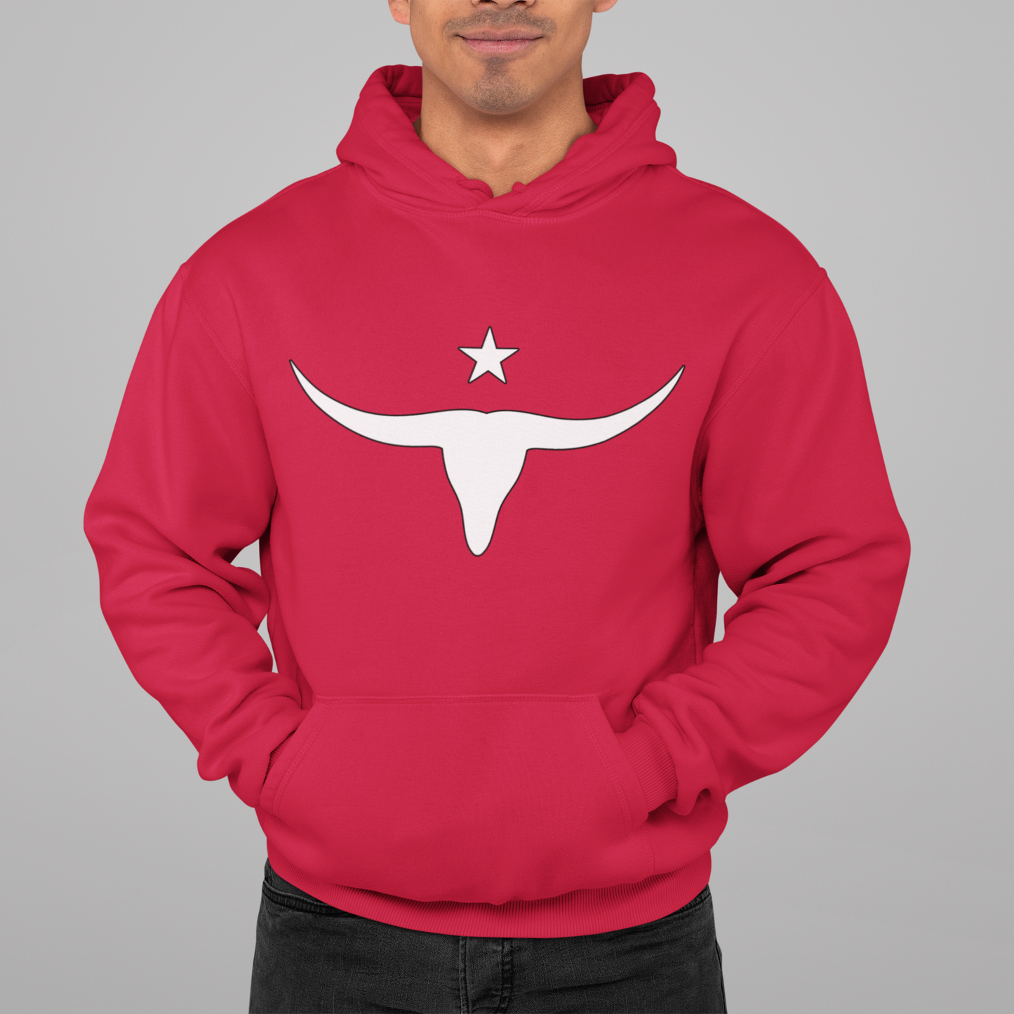 Unisex Hooded Sweatshirt - Long Horn