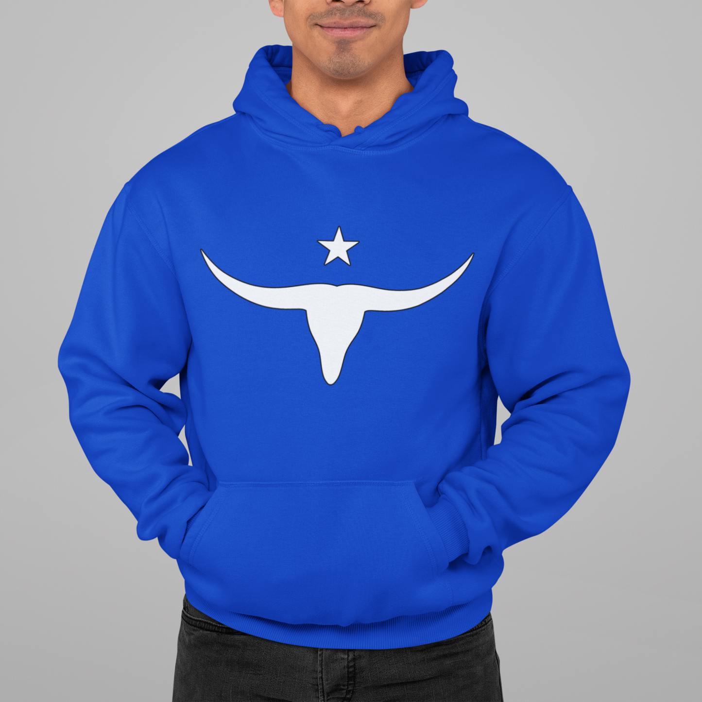 Unisex Hooded Sweatshirt - Long Horn