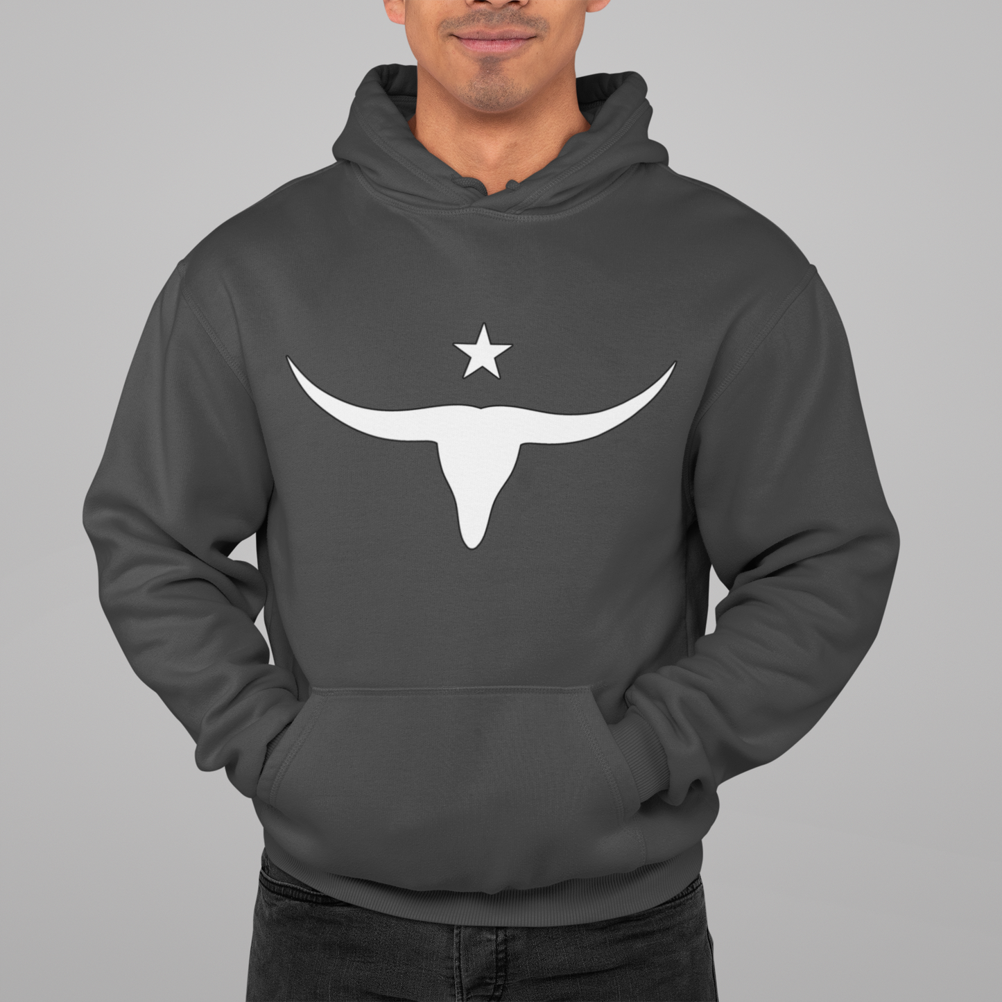 Unisex Hooded Sweatshirt - Long Horn
