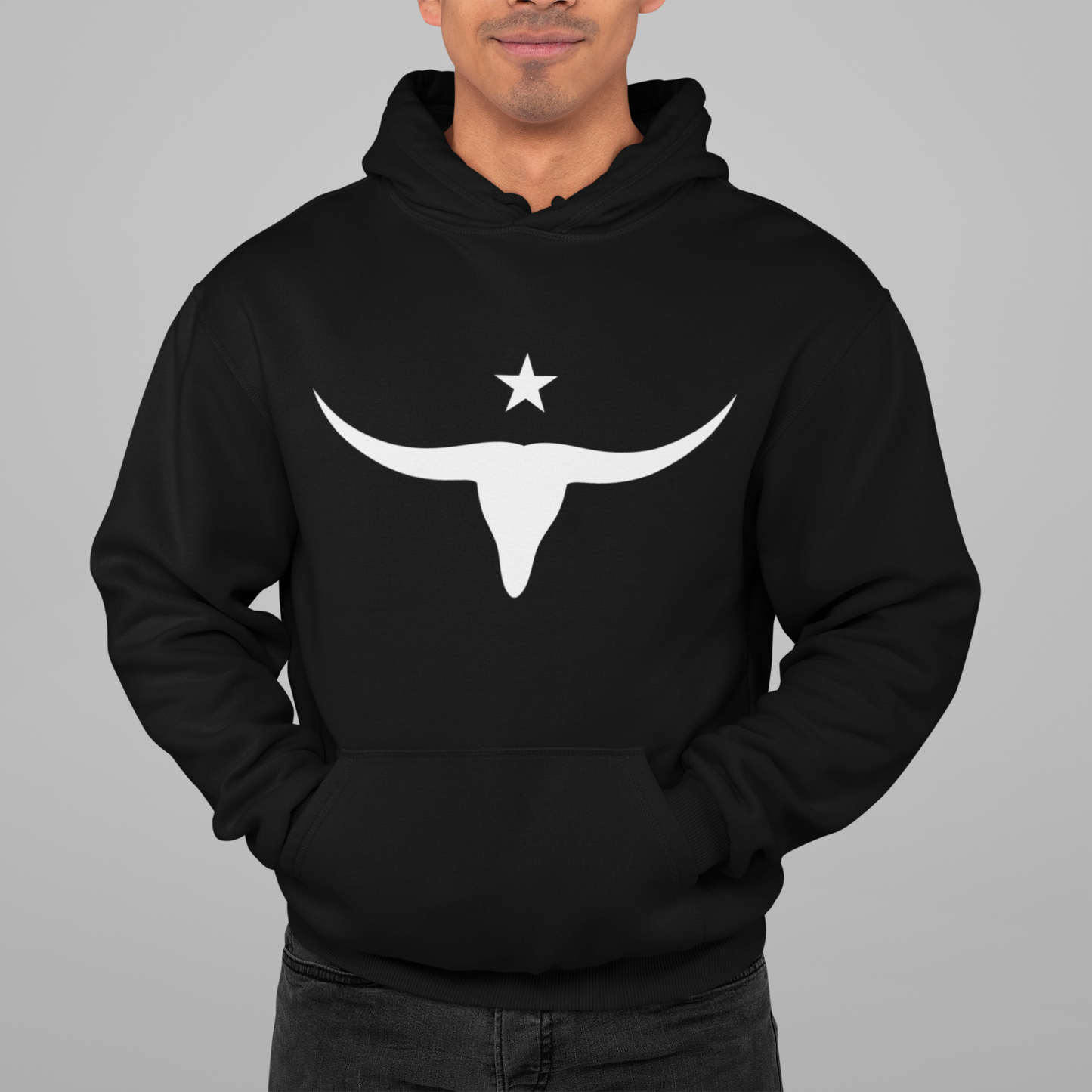 Unisex Hooded Sweatshirt - Long Horn