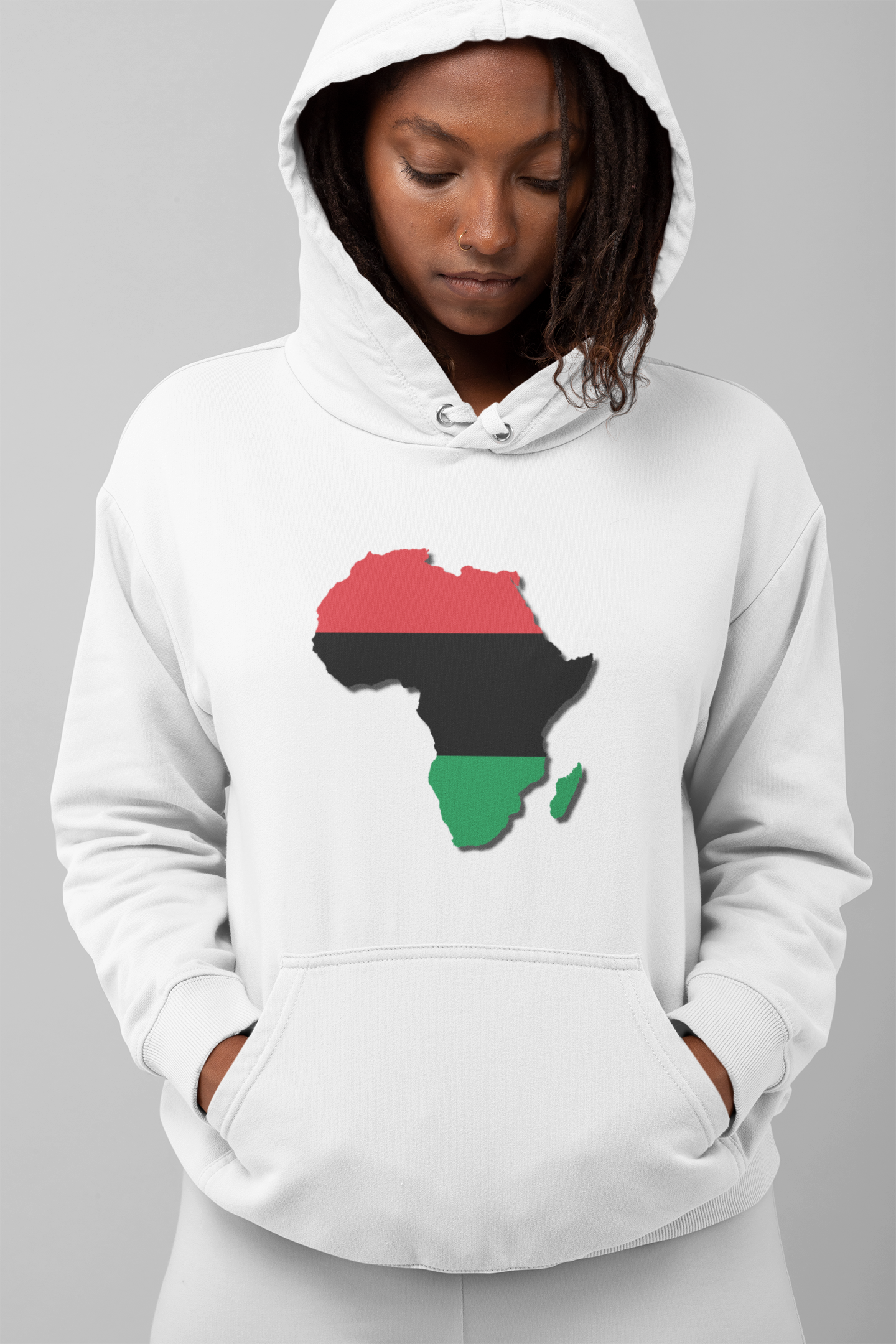 Unisex Hooded Sweatshirt - Pan African
