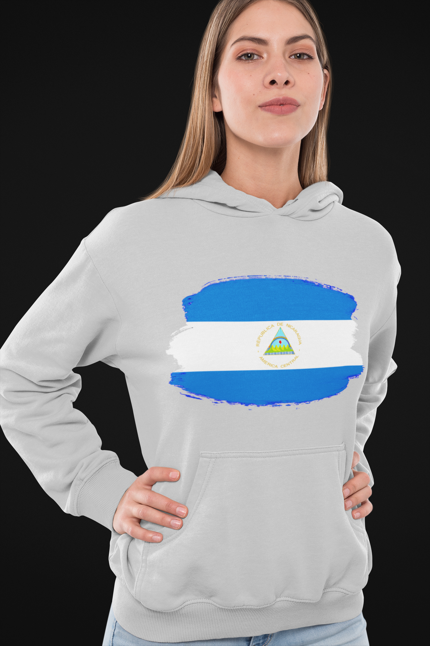 Unisex Hooded Sweatshirt - Nicaragua
