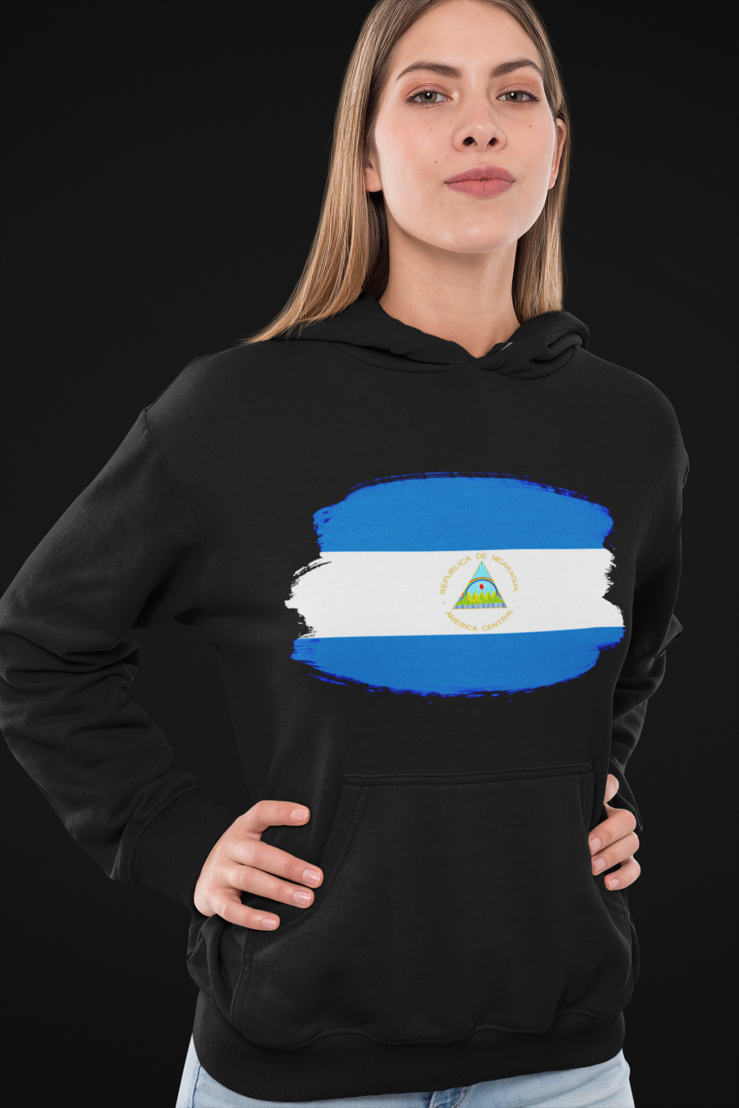 Unisex Hooded Sweatshirt - Nicaragua