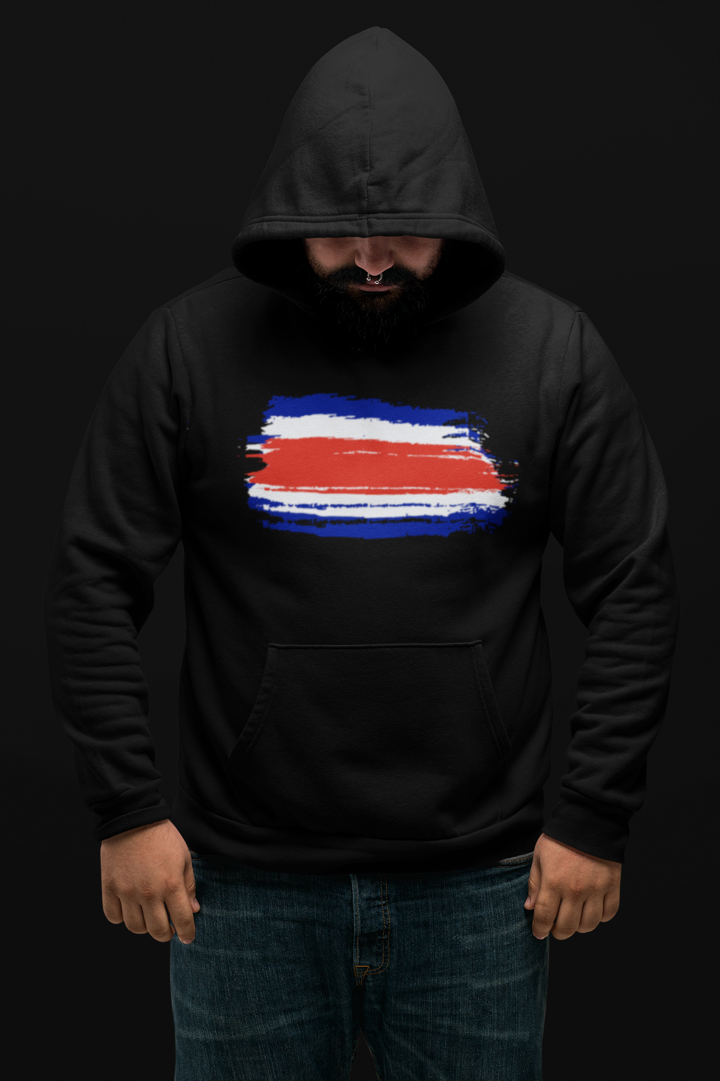 Unisex Hooded Sweatshirt - Costa Rica