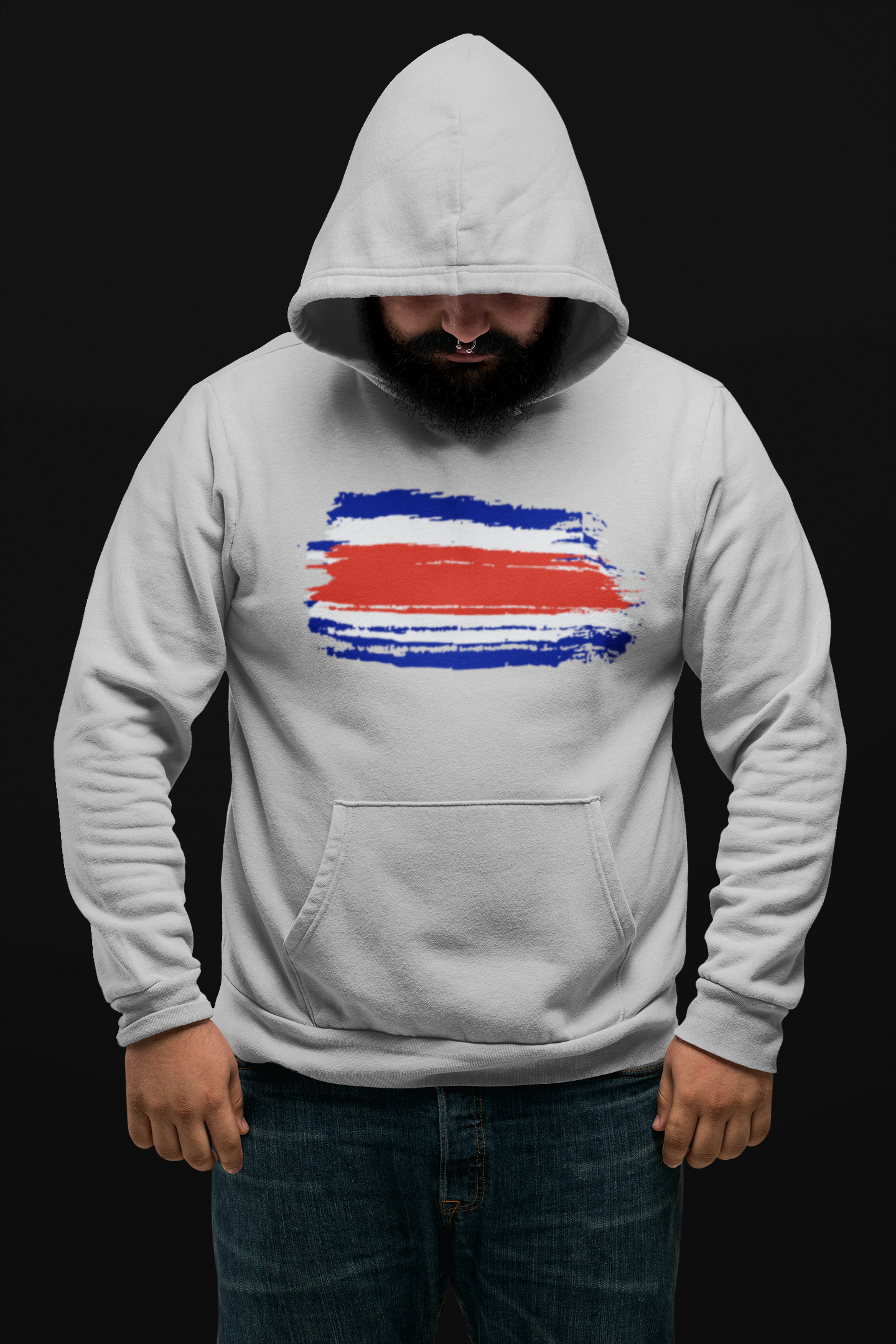 Unisex Hooded Sweatshirt - Costa Rica