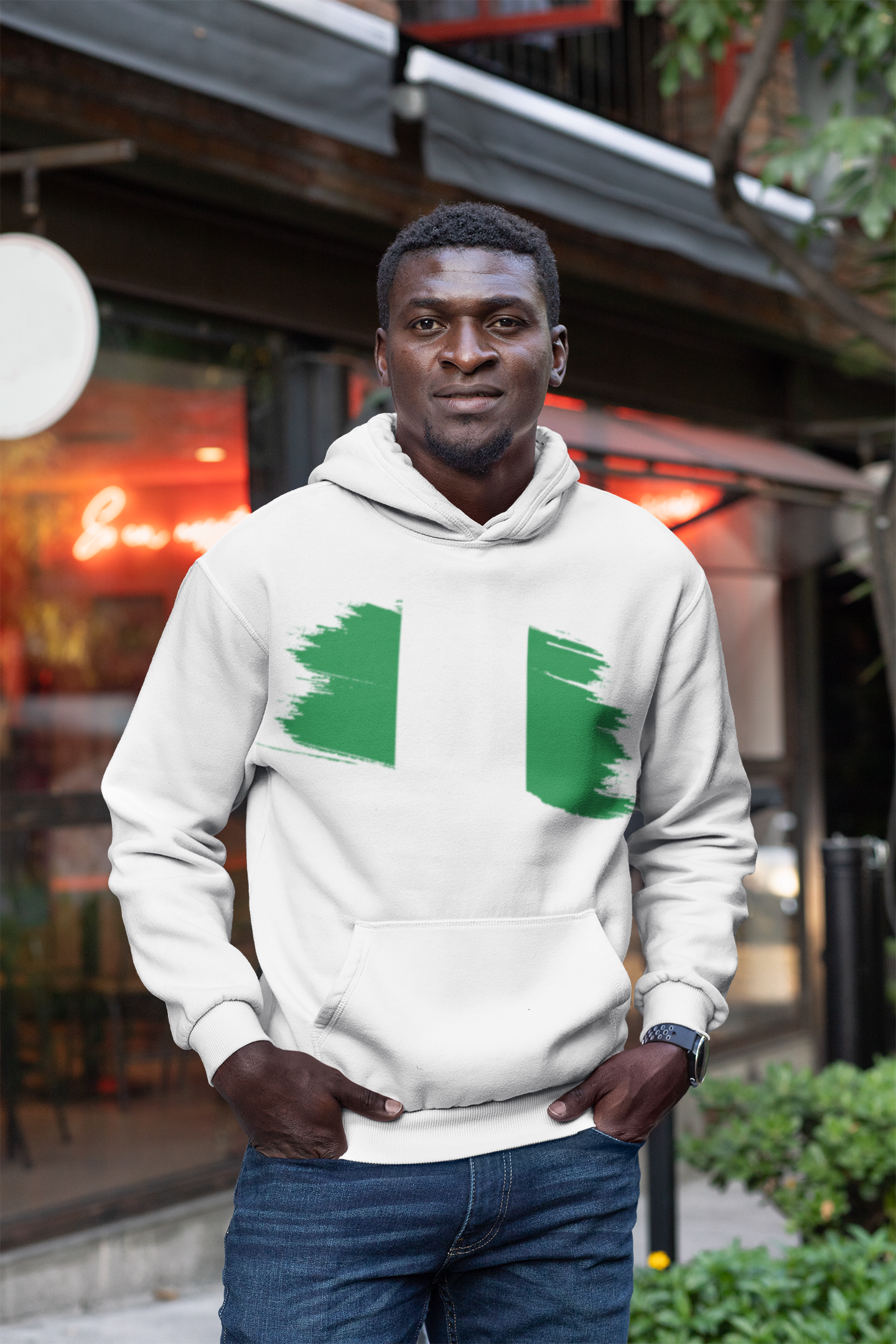 Unisex Hooded Sweatshirt - Nigeria