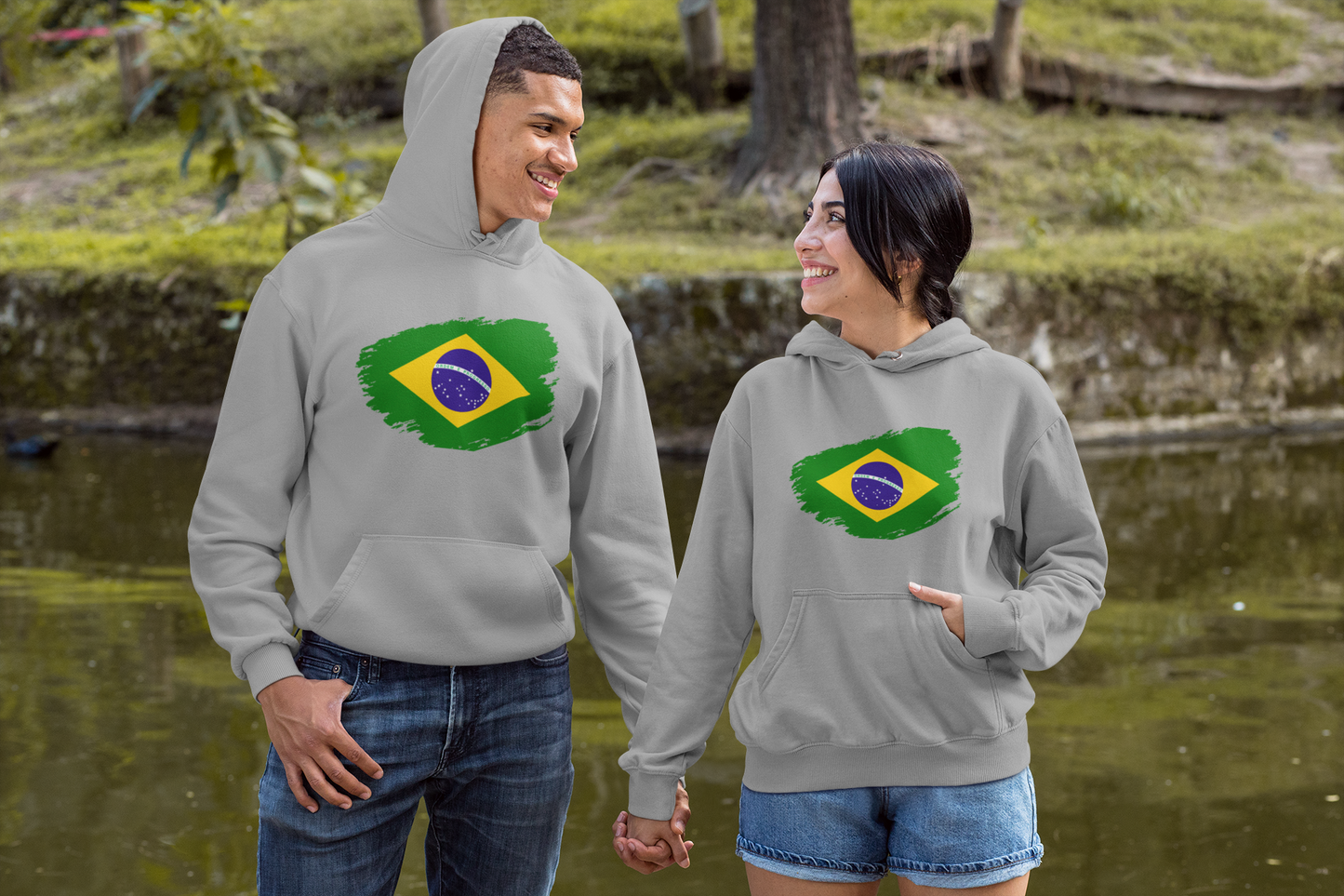 Unisex Hooded Sweatshirt - Brazil