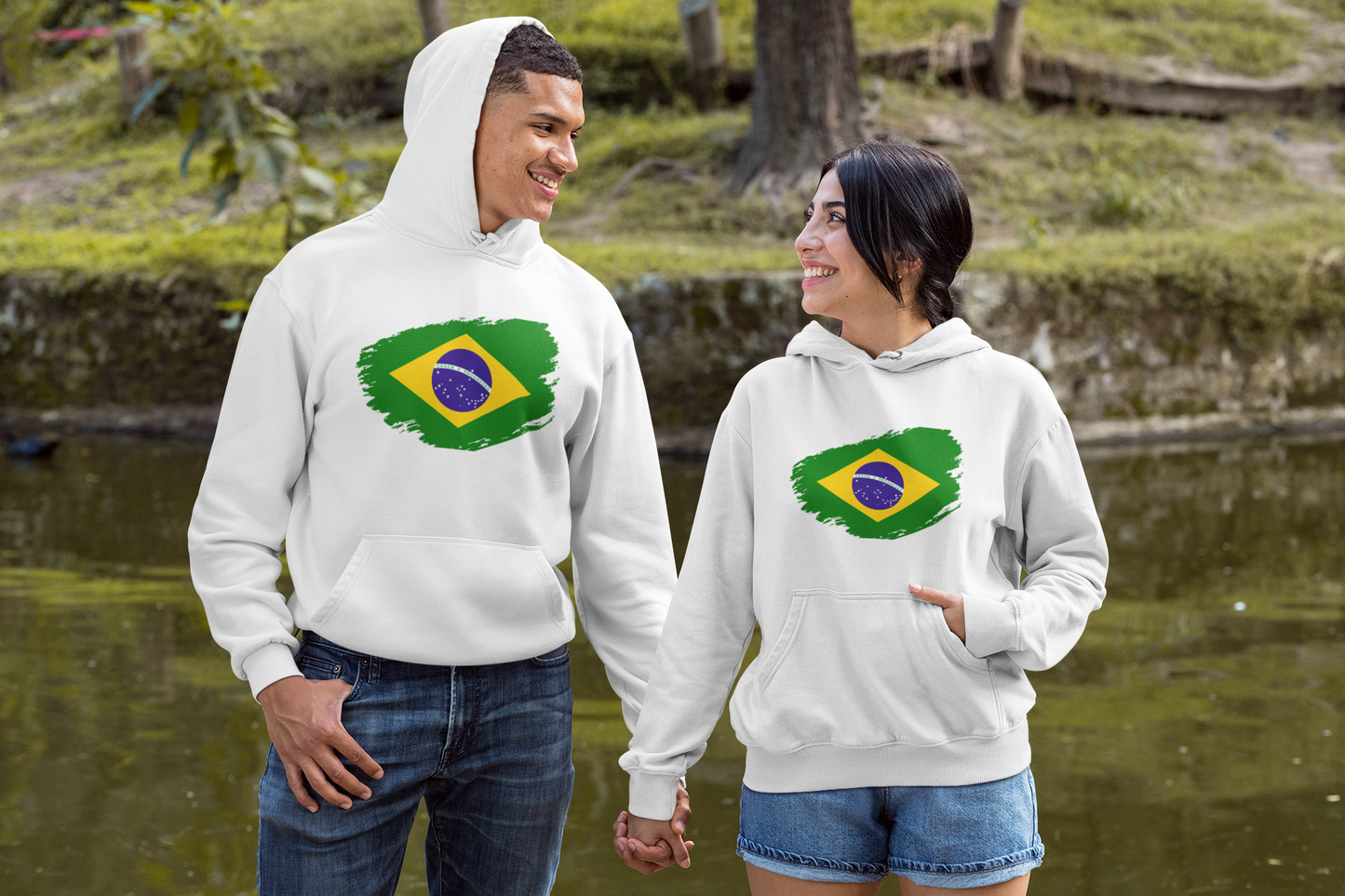 Unisex Hooded Sweatshirt - Brazil