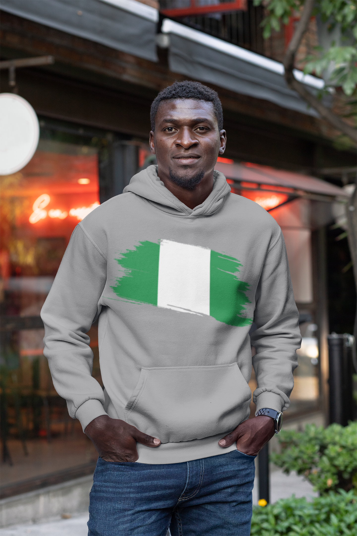 Unisex Hooded Sweatshirt - Nigeria