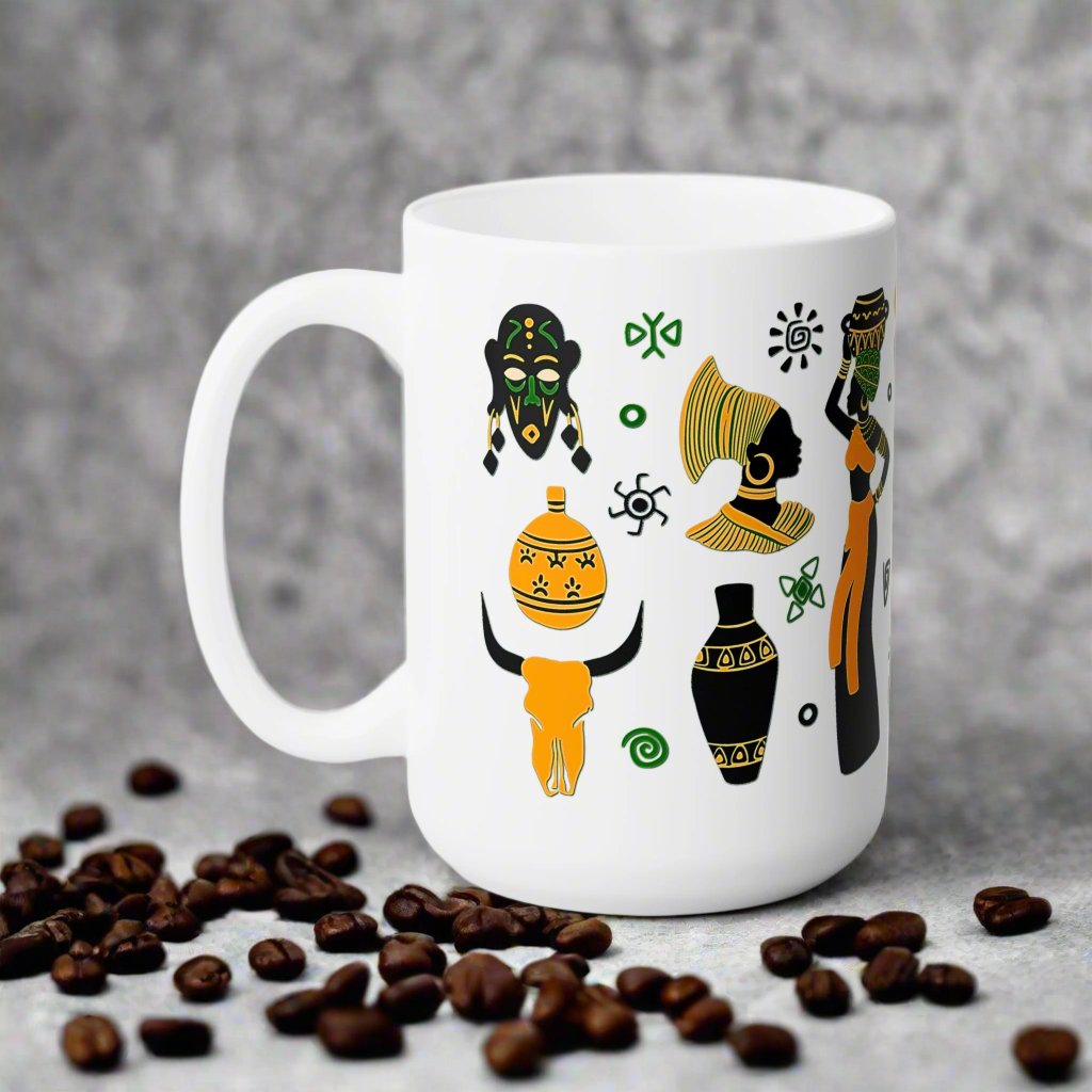 Ceramic Mug - African Montage