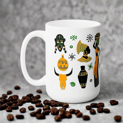 Ceramic Mug - African Montage