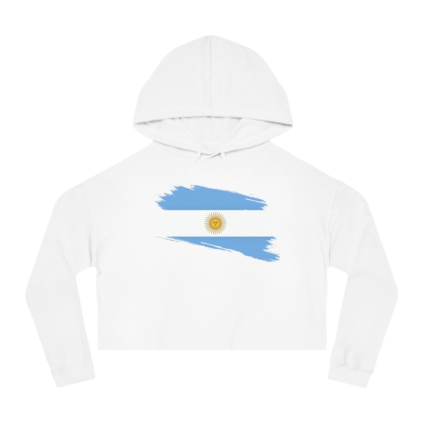 Cropped Hooded Sweatshirt - Argentina
