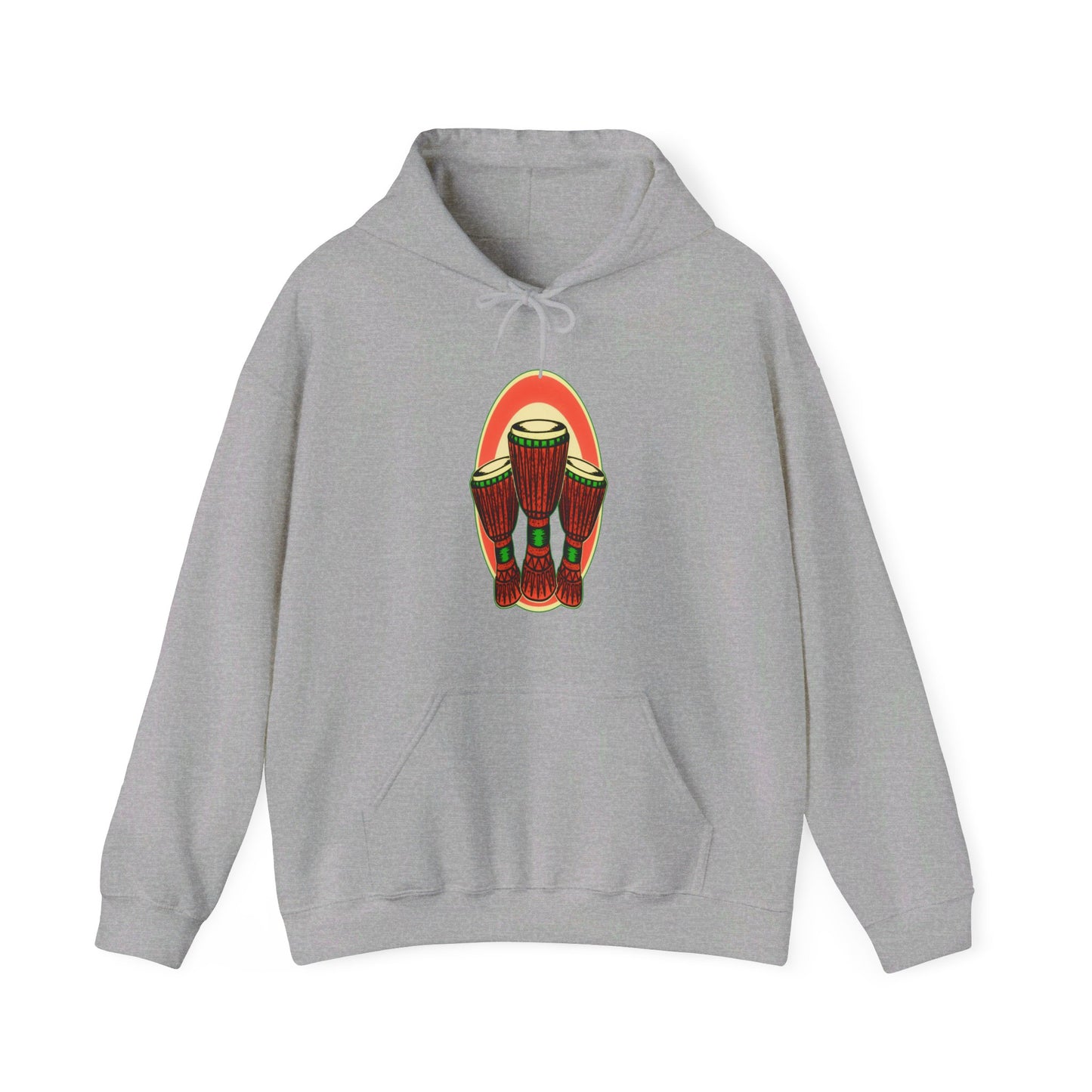 Unisex Hooded Sweatshirt - Djembe