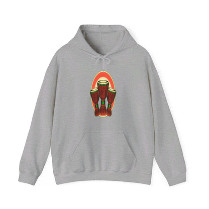 Unisex Hooded Sweatshirt - Djembe