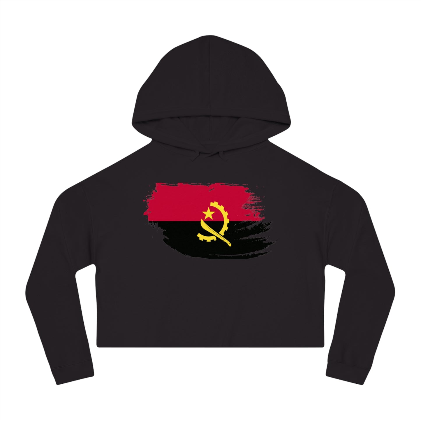 Cropped Hooded Sweatshirt - Angola