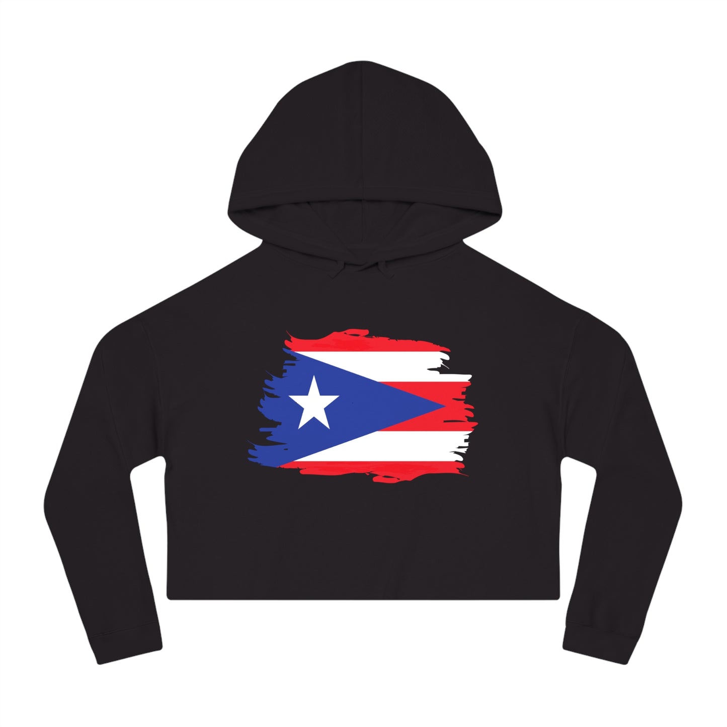 Cropped Hooded Sweatshirt - Puerto Rico