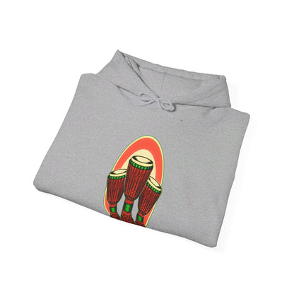 Unisex Hooded Sweatshirt - Djembe