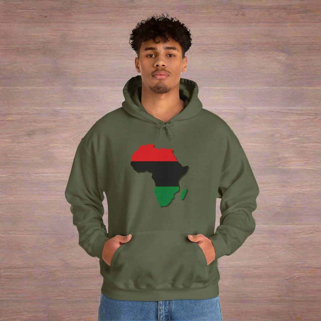 Unisex Hooded Sweatshirt - Pan African