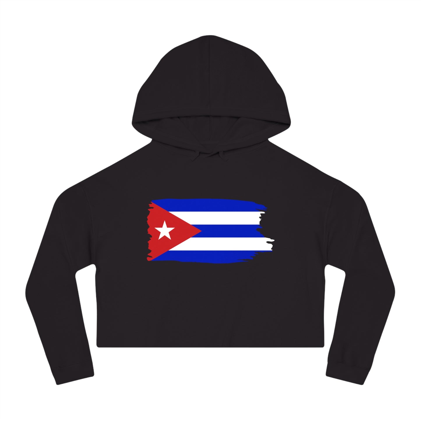 Cropped Hooded Sweatshirt - Cuba