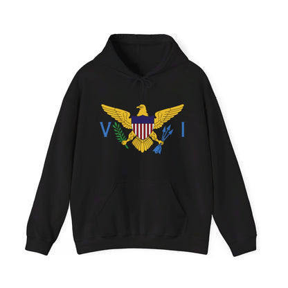 Unisex Hooded Sweatshirt - U.S. Virgin Islands