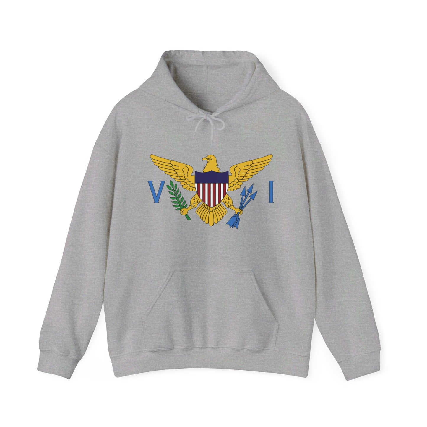 Unisex Hooded Sweatshirt - U.S. Virgin Islands