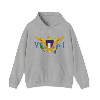 Unisex Hooded Sweatshirt - U.S. Virgin Islands