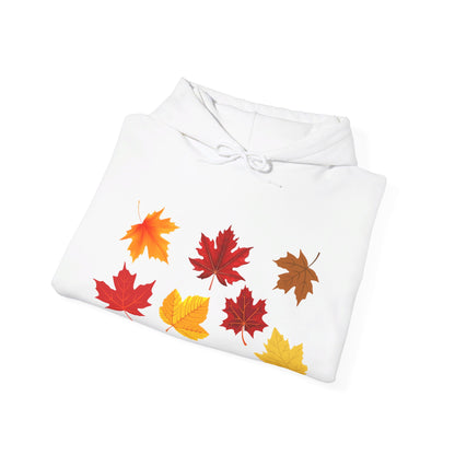 Unisex Hooded Sweatshirt - Fall Leaves