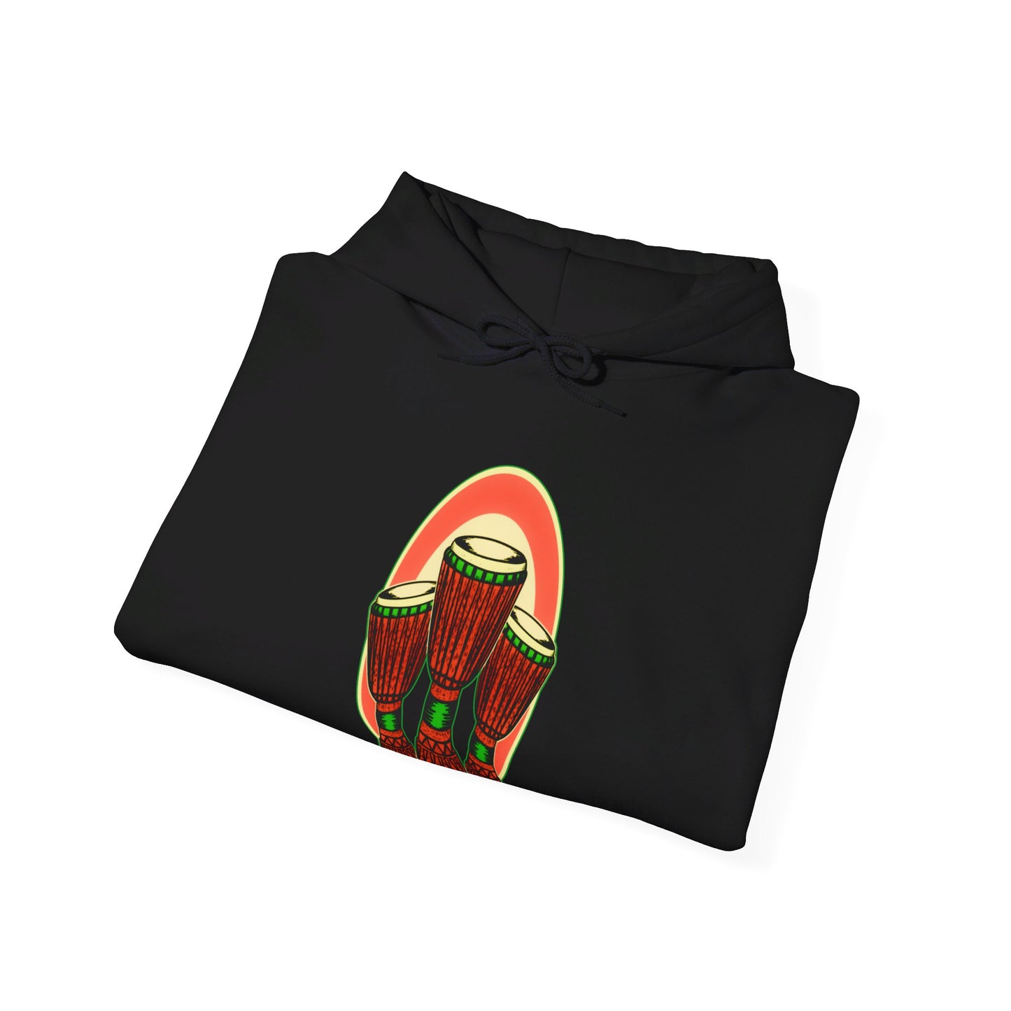 Unisex Hooded Sweatshirt - Djembe