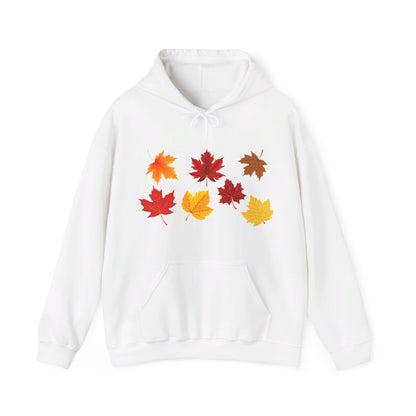Unisex Hooded Sweatshirt - Fall Leaves