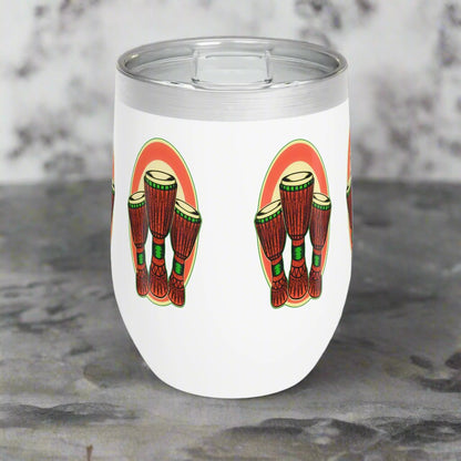 Wine Tumbler - Djembe