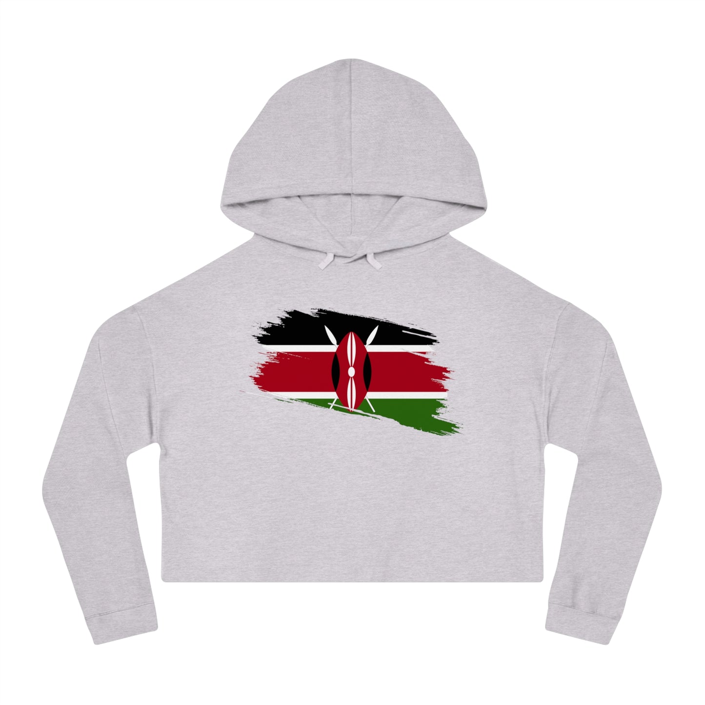 Cropped Hooded Sweatshirt - Kenya