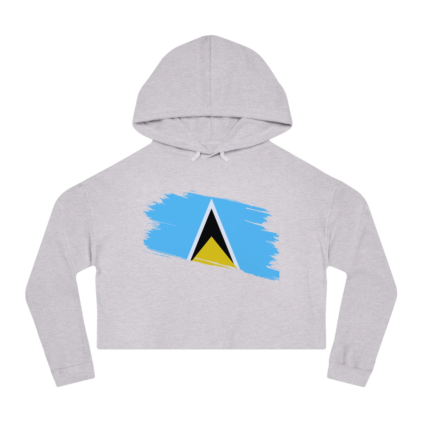 Cropped Hooded Sweatshirt - St. Lucia