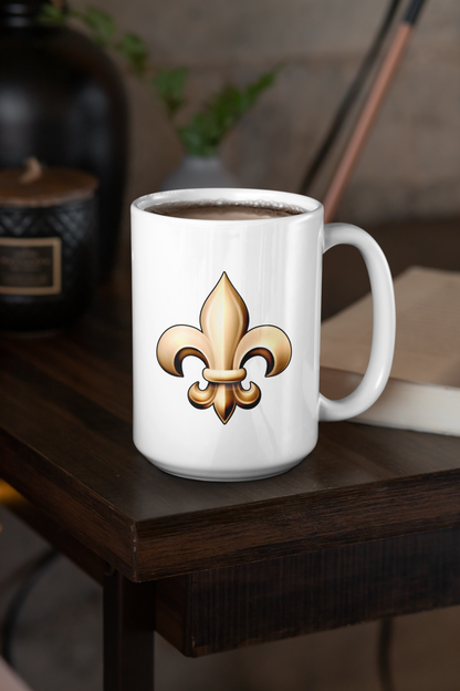 Ceramic Mug - Fleur De Lis