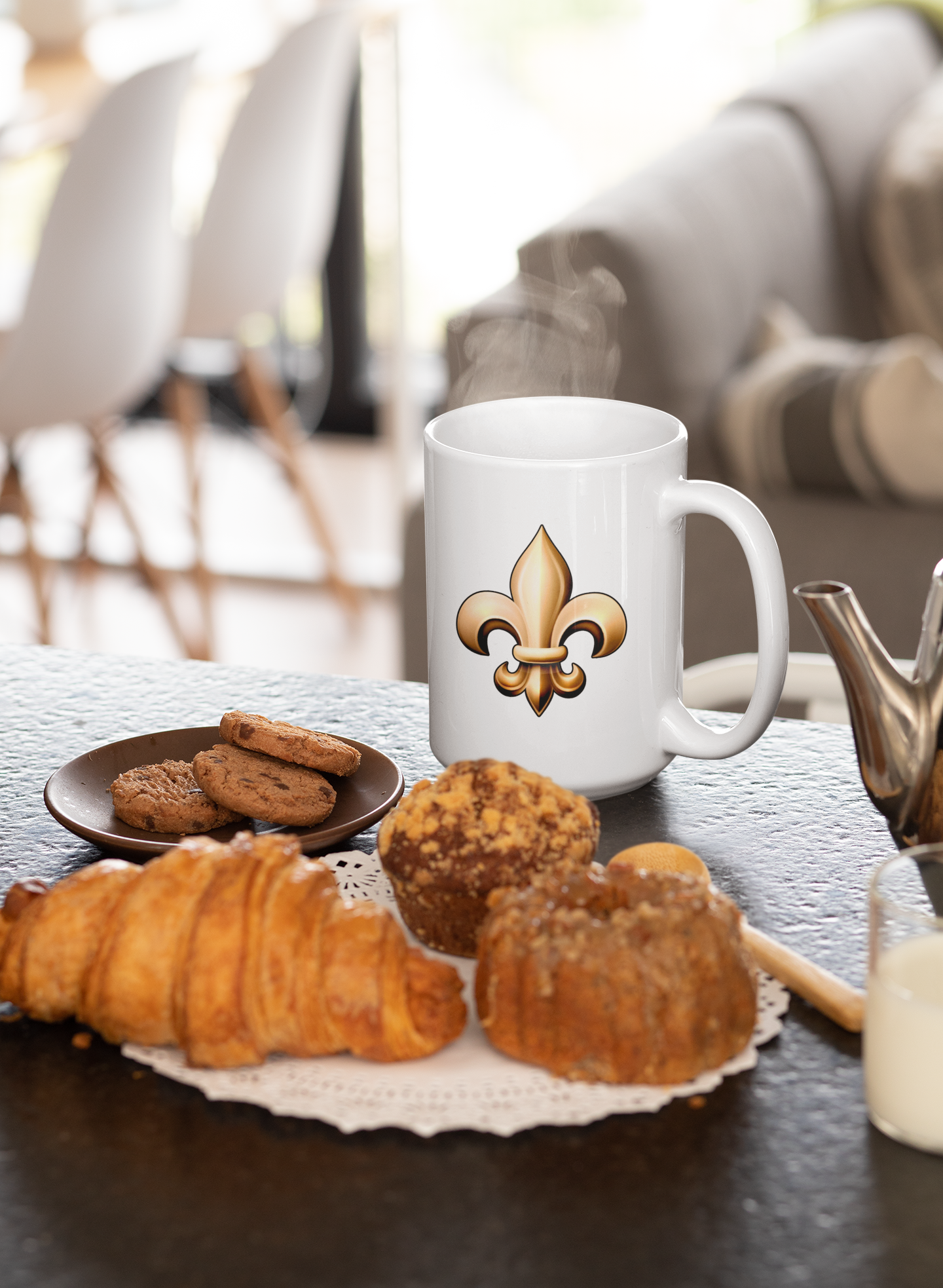 Ceramic Mug - Fleur De Lis