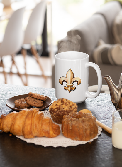 Ceramic Mug - Fleur De Lis