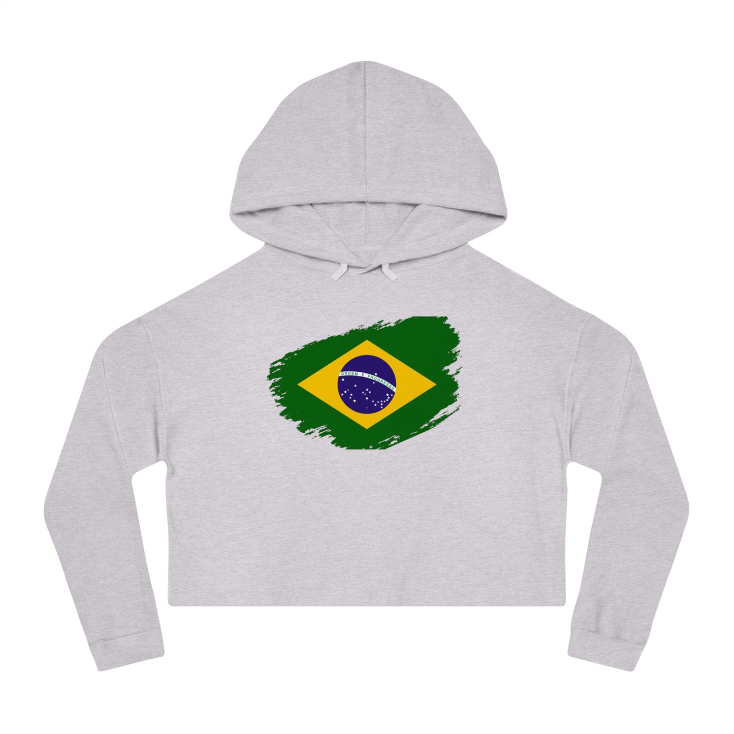 Cropped Hooded Sweatshirt - Brazil
