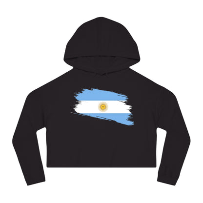 Cropped Hooded Sweatshirt - Argentina