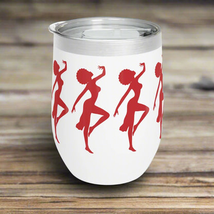 Wine Tumbler - African Dance