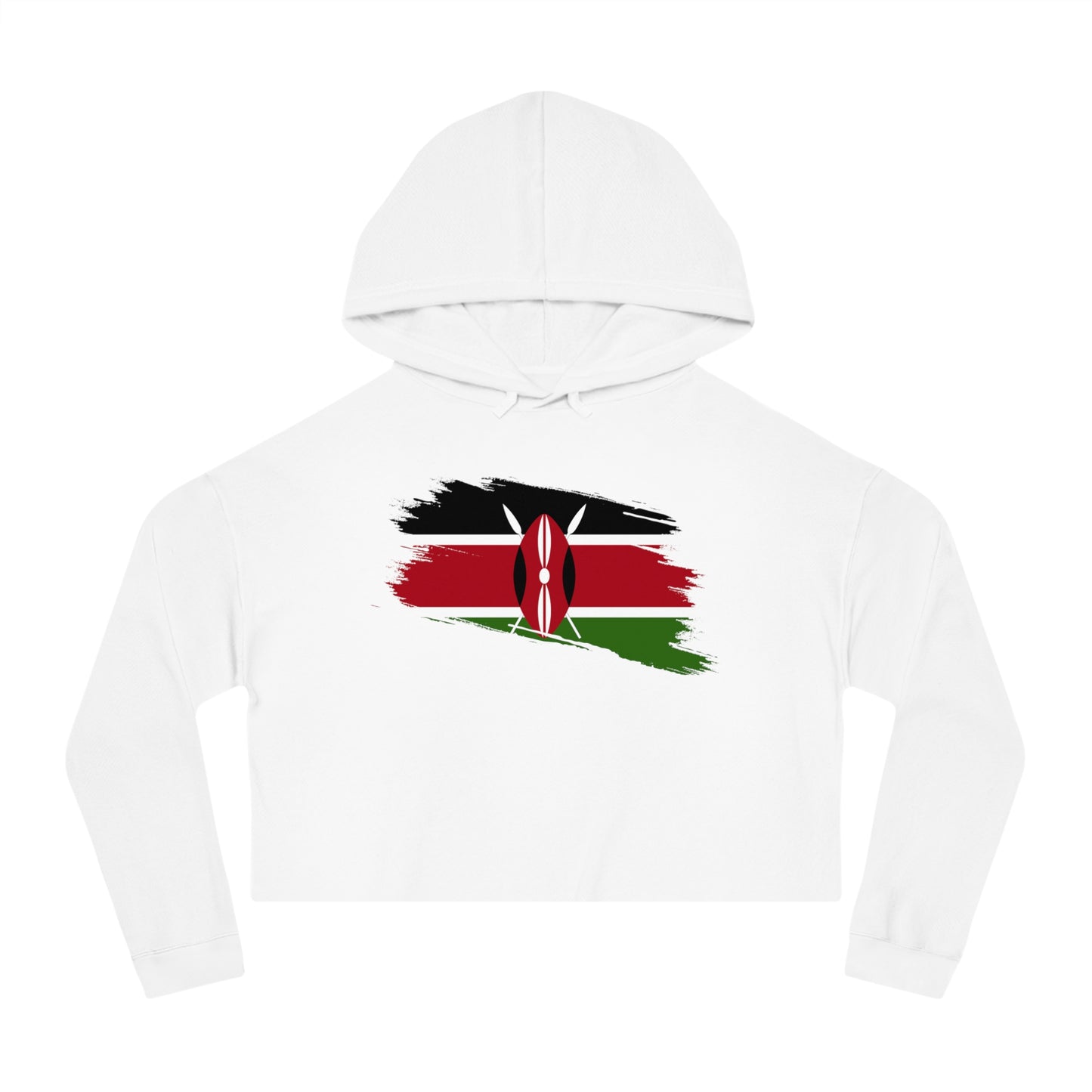 Cropped Hooded Sweatshirt - Kenya