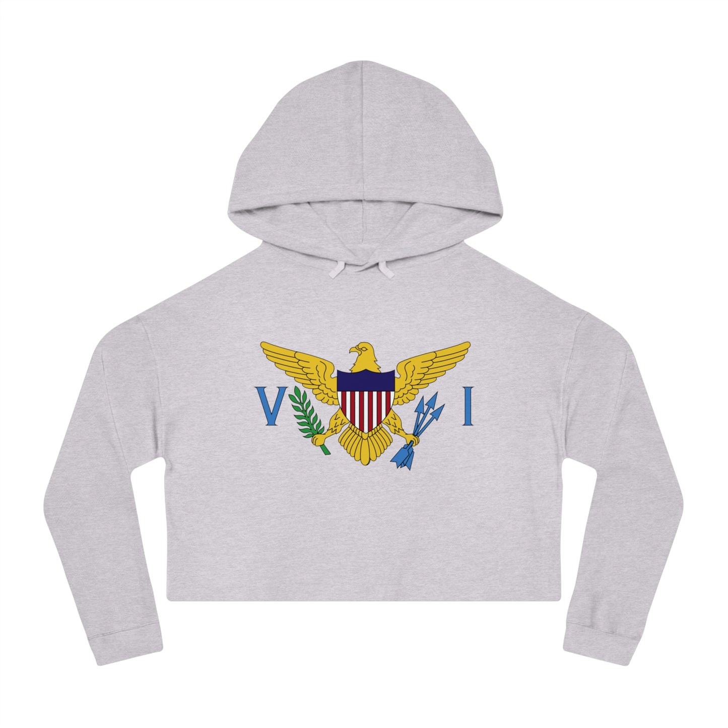 Cropped Hooded Sweatshirt - U.S. Virgin Islands
