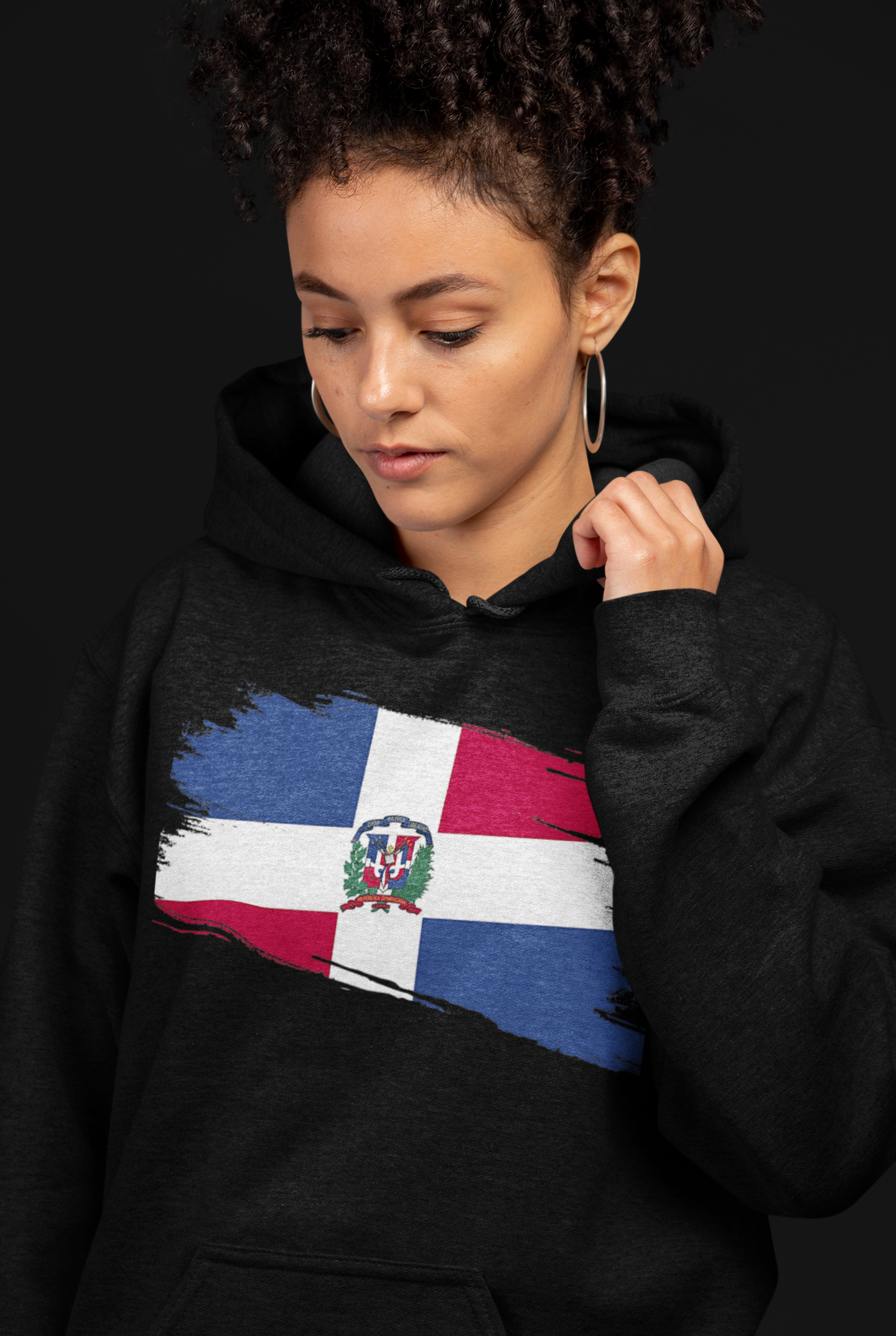 Unisex Hooded Sweatshirt - Dominican Republic