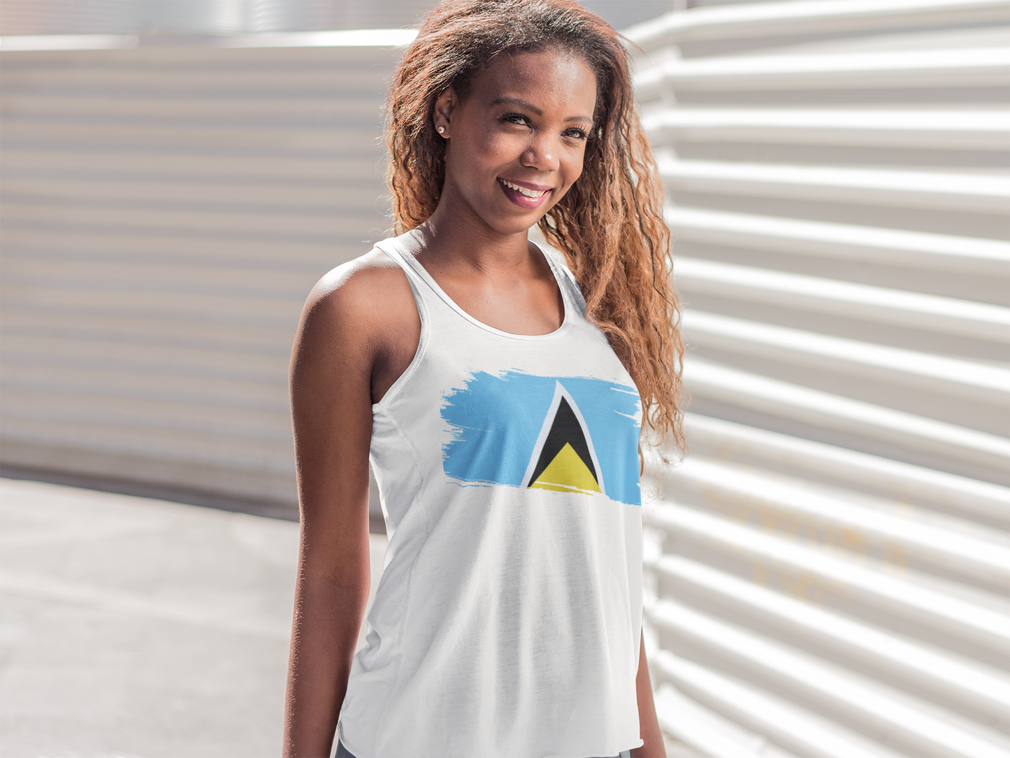 Racerback Tank - St. Lucia