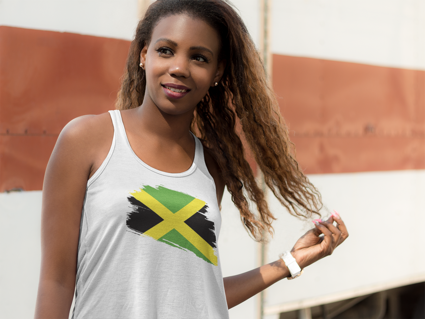 Racerback Tank - Jamaica