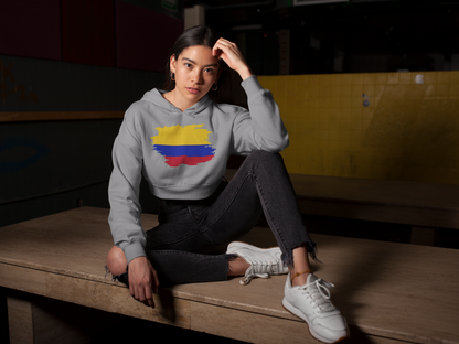 Cropped Hooded Sweatshirt - Colombia